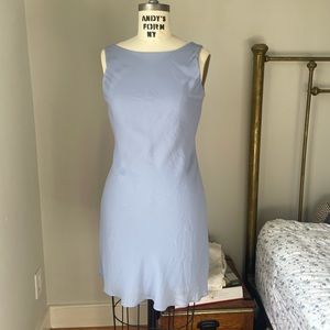 Vintage blue boat neck mini dress size 4